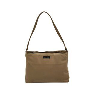 Kate Spade Tan Nylon Shoulder Bag